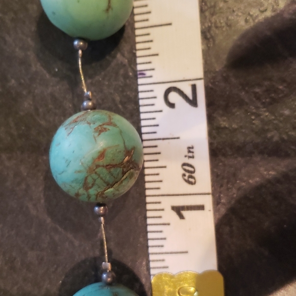 Genuine handmade turquoise necklace - Picture 6 of 6